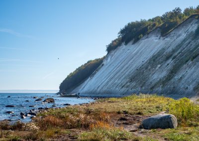Felsenstrand Mit Steilkueste