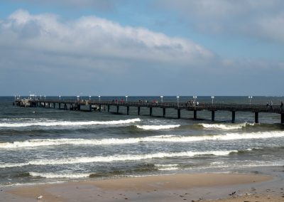 Seebruecke Binz Vom Strand